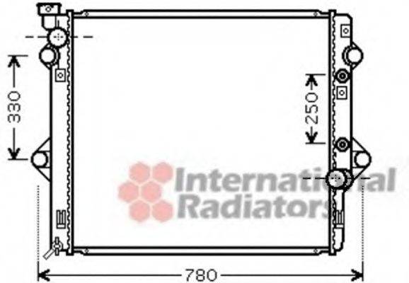 TOYOTA 16400-30141 Радіатор, охолодження двигуна