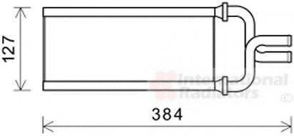 HONDA 7911052AA01 Теплообмінник, опалення салону