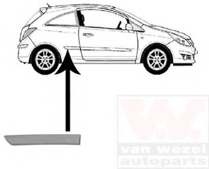 OPEL 5172458 Облицювання / захисна накладка, боковина