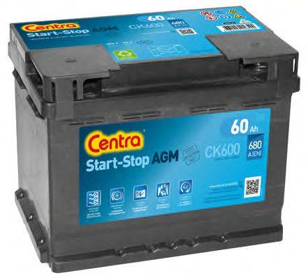 CENTRA CK600 Стартерна акумуляторна батарея; Стартерна акумуляторна батарея