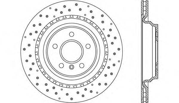 OPEN PARTS BDR269920 гальмівний диск