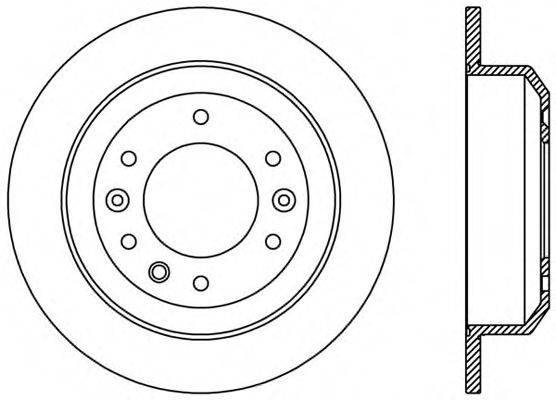 OPEN PARTS BDA237210 гальмівний диск