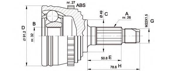 OPEN PARTS CVJ5264.10