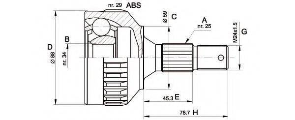 OPEN PARTS CVJ5287.10