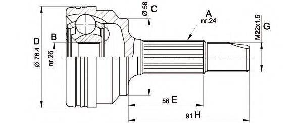 OPEN PARTS CVJ5379.10