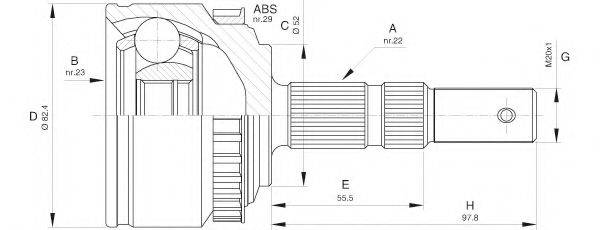 OPEN PARTS CVJ5526.10