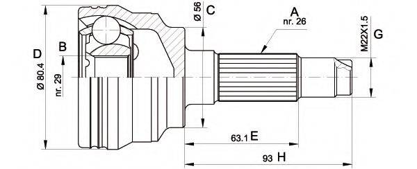 OPEN PARTS CVJ5554.10