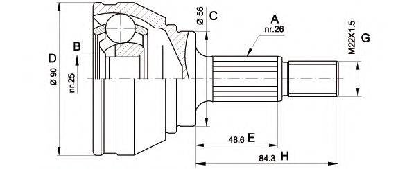 OPEN PARTS CVJ5576.10