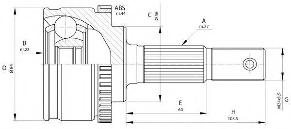 OPEN PARTS CVJ5583.10