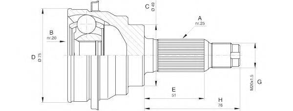 OPEN PARTS CVJ5585.10