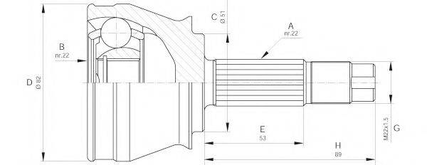 OPEN PARTS CVJ5595.10