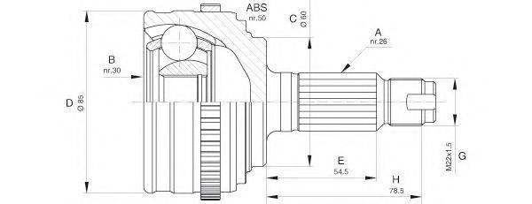 OPEN PARTS CVJ5605.10