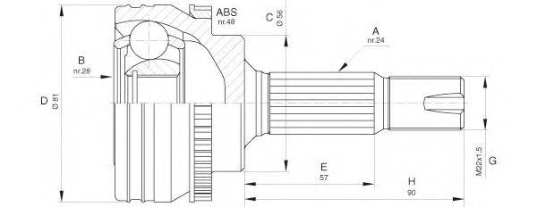 OPEN PARTS CVJ5649.10