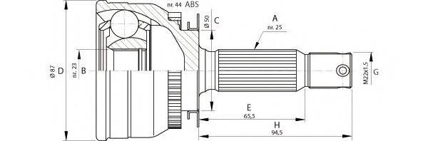 OPEN PARTS CVJ5691.10