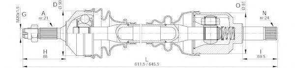 OPEN PARTS DRS6123.00