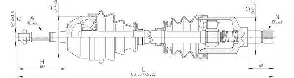 OPEN PARTS DRS6142.00