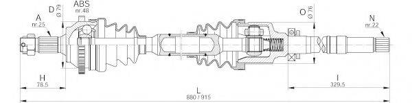 OPEN PARTS DRS6192.00