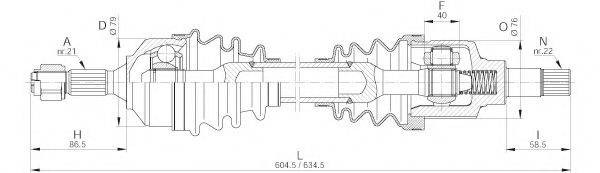 OPEN PARTS DRS6197.00