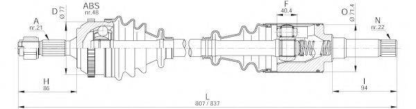 OPEN PARTS DRS6215.00