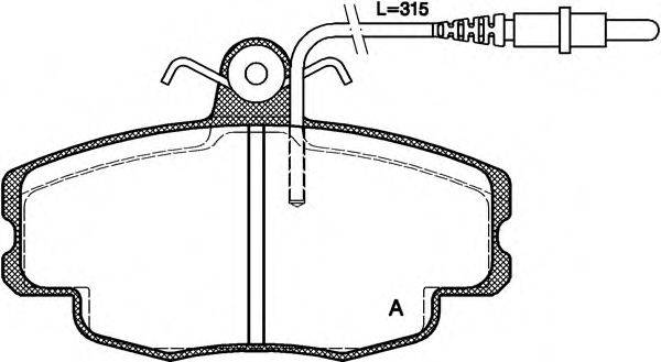 OPEN PARTS BPA0141.24