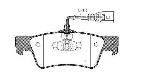 OPEN PARTS BPA1187.01