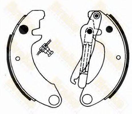 BRAKE ENGINEERING SH1052 Комплект гальмівних колодок