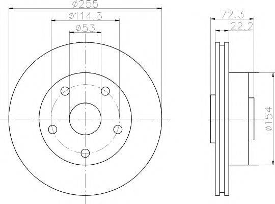 MAZDA HF0533251A гальмівний диск