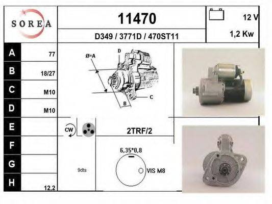 MITSUBISHI MD027385 Стартер