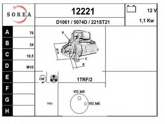 SNRA VW9094 Стартер