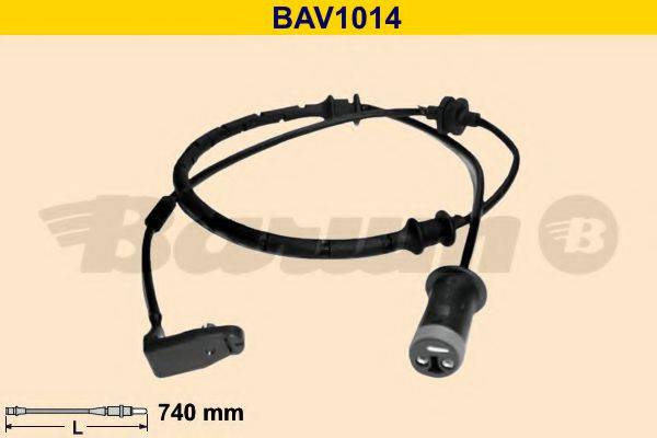 BARUM BAV1014 Сигналізатор, знос гальмівних колодок