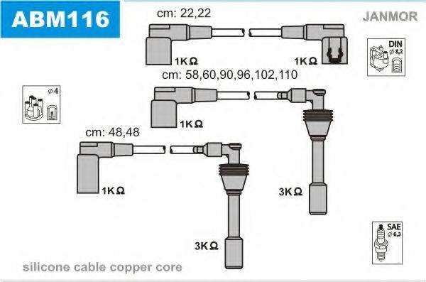 QUINTON HAZELL XC1443 Комплект дротів запалювання