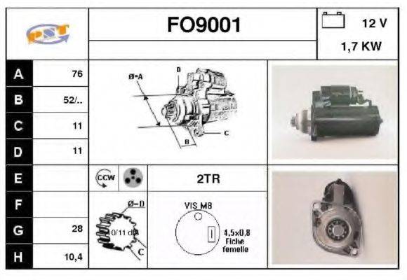 SNRA FO9001 Стартер