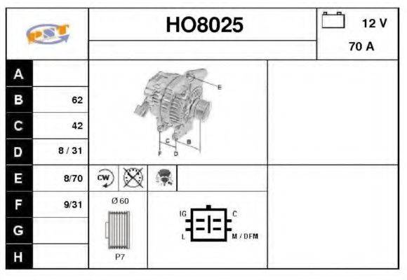 SNRA HO8025 Генератор