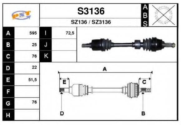 SNRA S3136