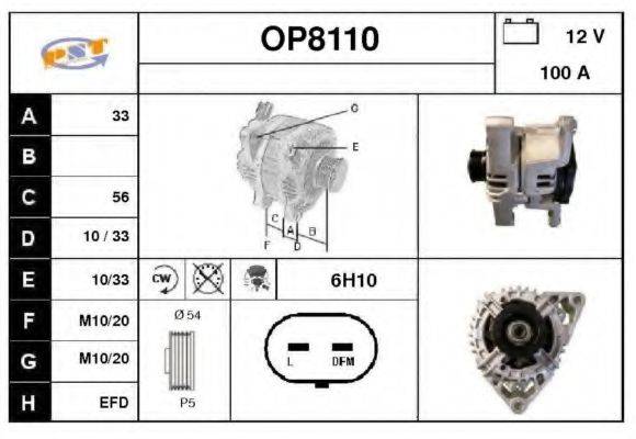 SNRA OP8110 Генератор