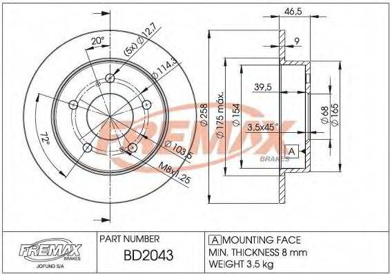 FREMAX BD-2043