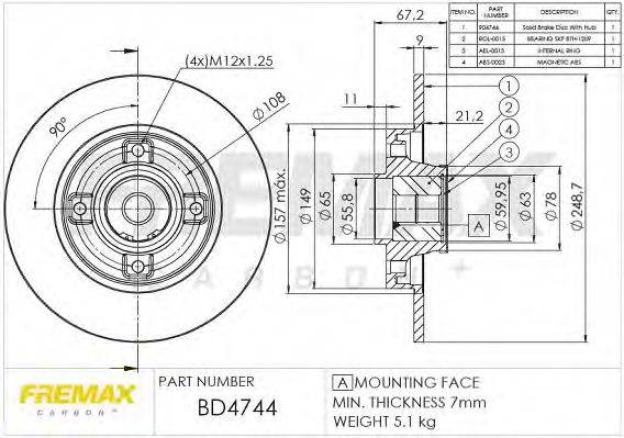 FREMAX BD-4744