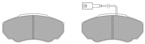 FREMAX FBP1293 Комплект гальмівних колодок, дискове гальмо