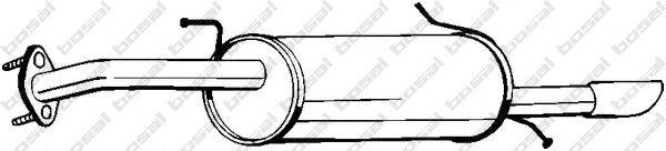BOSAL 169009 Глушник вихлопних газів кінцевий