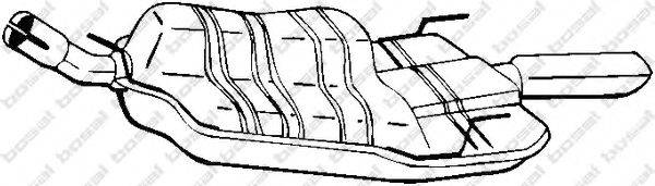 OPEL 90469585 Глушник вихлопних газів кінцевий