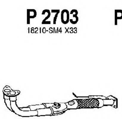 FENNO P2703 Труба вихлопного газу