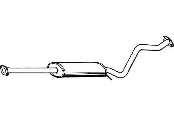 FENNO P2977 Середній глушник вихлопних газів