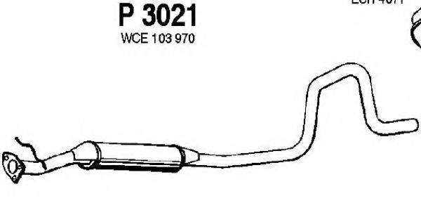 FENNO 3021 Середній глушник вихлопних газів