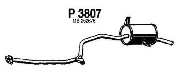 FENNO 3807 Глушник вихлопних газів кінцевий