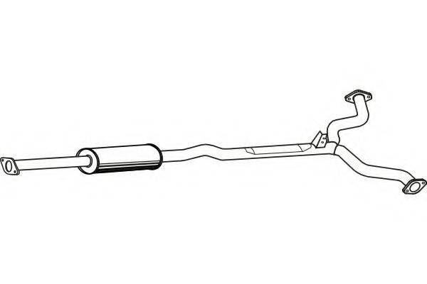 FENNO 4124 Середній глушник вихлопних газів