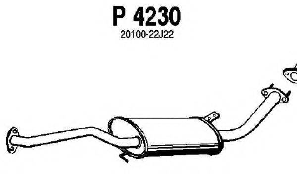 FENNO 4230 Середній глушник вихлопних газів