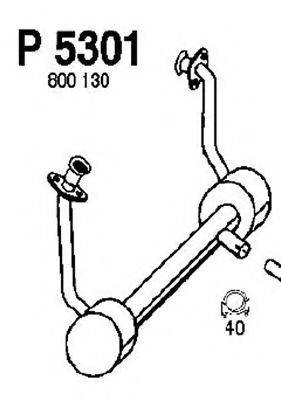 FENNO P5301 Труба вихлопного газу