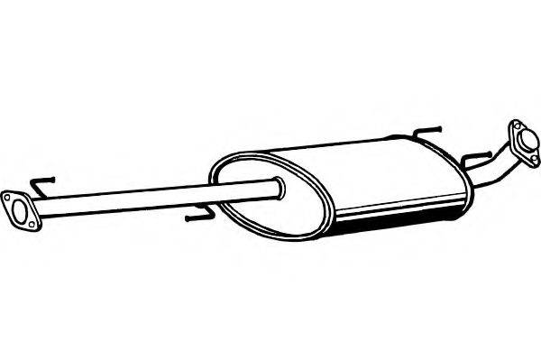 FENNO 6929 Середній глушник вихлопних газів