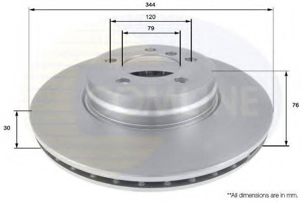 COMLINE ADC1322V гальмівний диск