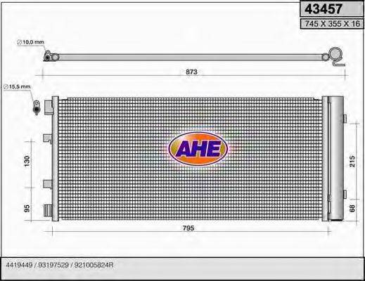 AHE 43457 Конденсатор, кондиціонер